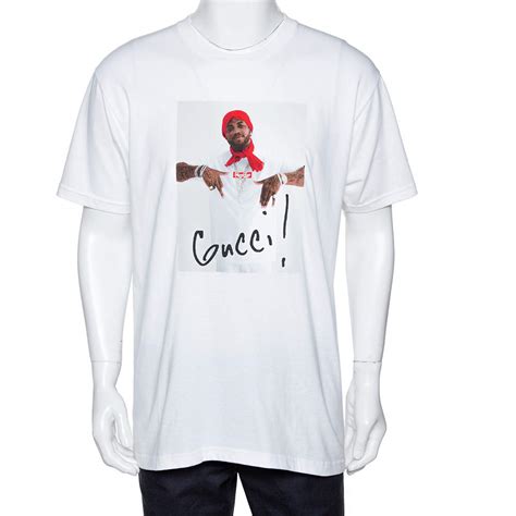 gucci mane supreme replica|supreme gucci mane tee white.